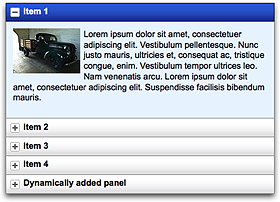 The AccordionView Widget based on YUI, by Marco van Hylckama Vlieg