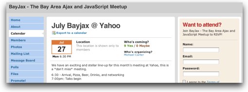 Visit the Bayjax site for event registration information.