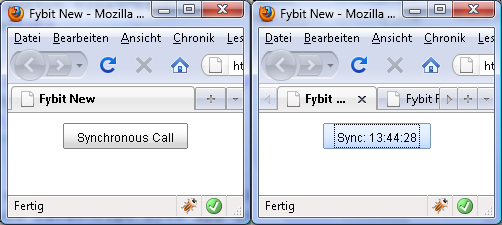 A YUI button with server invocation