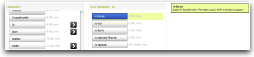 Check out Satyen Desai's excellent YUI 3 Dependency Configurator.
