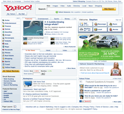 Front Page Screenshot