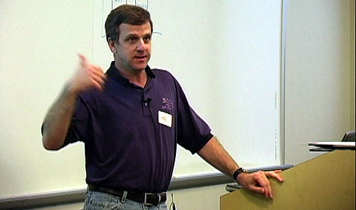 Doug Geoffray of GW Micro presents 'From the Mouth of a Screenreader' at the Yahoo! FrontEnd Engineering Summit in March, 2007