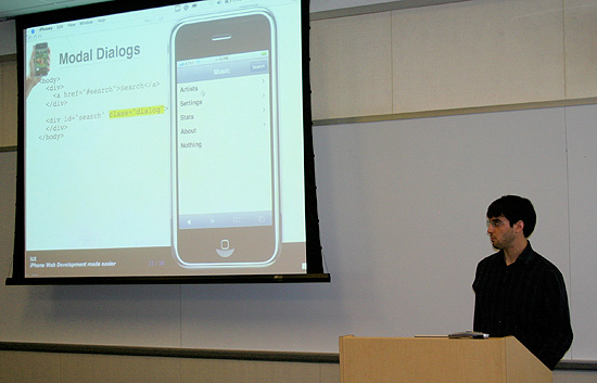 Facebook's Joe Hewitt talks about the iUI library at Yahoo!.