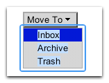 Screen capture of the focus menu from the second example running in Opera 9.6