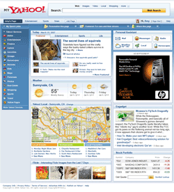 My Yahoo Screenshot
