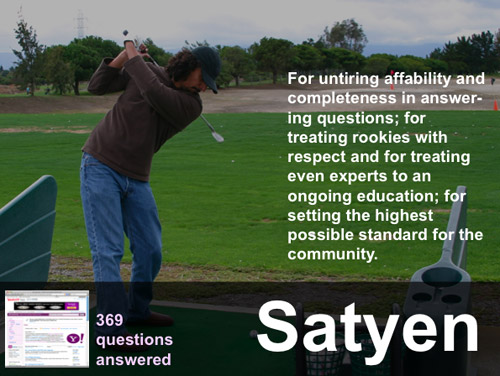 Satyen's award slide during the 2nd Birthday celebration.