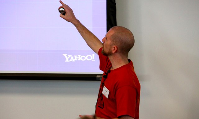 Luke Smith at YUICONF 2009 held at the Yahoo! HQ in Sunnyvale; October 28, 2009.