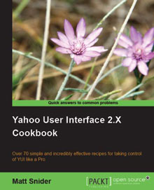 Yahoo! User Interface Library 2.x Cookbook