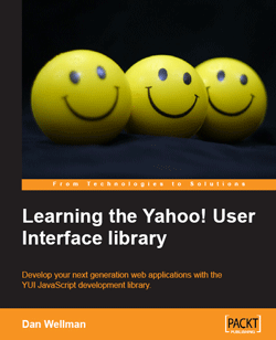 The cover of Dan Wellman's new book on the YUI Library.