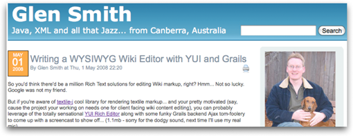 Read Glen Smith's tutorial on using the YUI RTE to create and edit wiki text.
