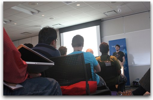 Ryan Dahl, creator of Node.js, talks about the future of the project at YUIConf 2010 at Yahoo HQ in Sunnyvale, CA, on November 8, 2010.