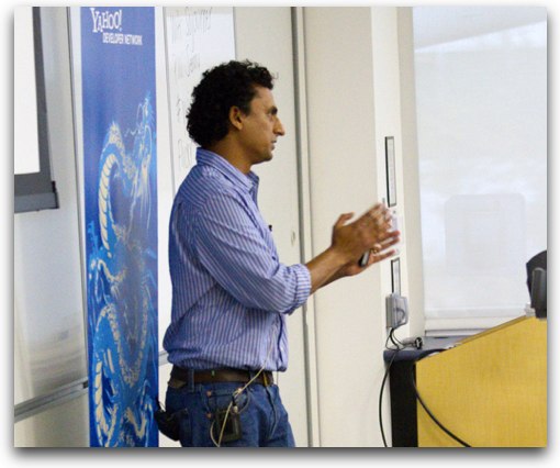 YUI engineer Satyen Desai speaks at YUIConf 2010 at Yahoo! HQ in Sunnyvale, CA.