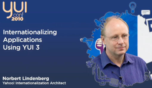 Yahoo! internationalization architect Norbert Lindenberg speaks at YUIConf 2010 at Yahoo! HQ in Sunnyvale, CA.
