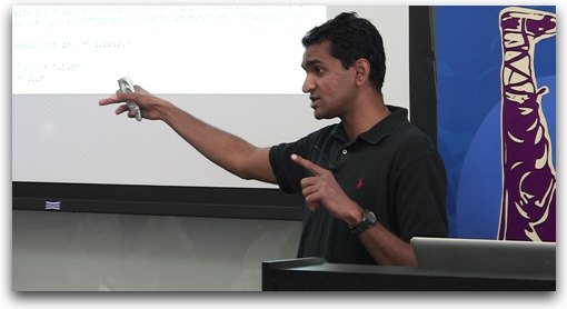 YQL engineer Nagesh Susarla speaks at YUIConf 2010 at Yahoo! HQ in Sunnyvale, CA.